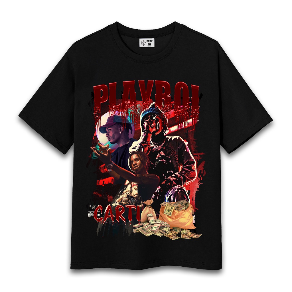 Áo thun ngắn tay oversize PLAYBOI CARTI
