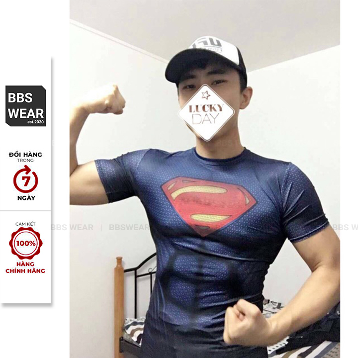 Áo Thể Thao Nam Siêu Anh Hùng CAPTAIN AMERICAN - Áo Thun Tập GYM Nam Nữ Ôm Body AO02