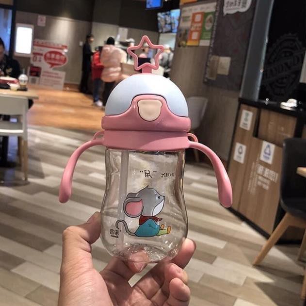 Minchun123: Bình uống nước hình sao, hình thỏ cho bé , tay cầm, dây đeo tiện đi lớp