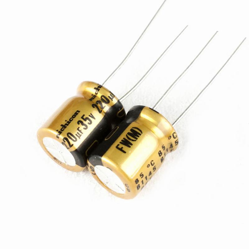 2 Tụ Hóa 35v 220uf 85 ° C Fw