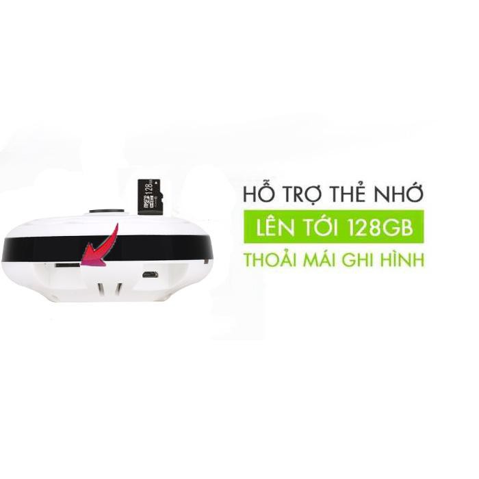 [Mã 2404EL10K giảm 10K đơn 20K] Camera quan sát toàn cảnh 360 độ Panorama NetCAM VH03 1080P