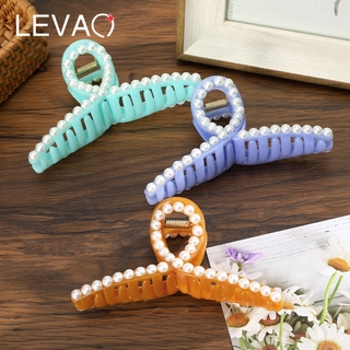 Kẹp tóc đính ngọc trai kiểu retro hàn quốc cho nữ