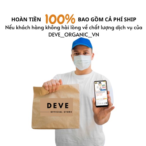 Xà bông nghệ mật ong, soap DEVE herbal, soap trắng da, mềm da Bộ Y Tế chứng nhận