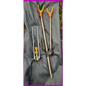 🐬 Chống cần câu đài câu tay câu đơn Siêu Bền, chống 2m1 🐬