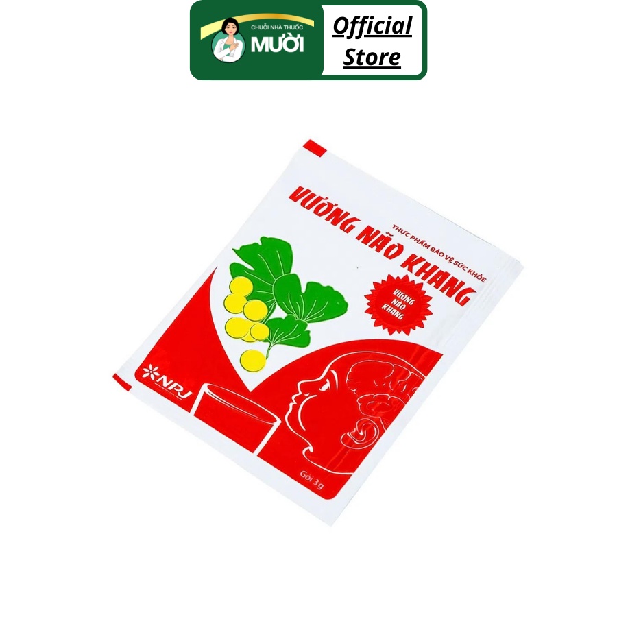 Vương Não Khang - Bột uống tăng cường trí não cho trẻ - NPJ - Hộp 30 gói