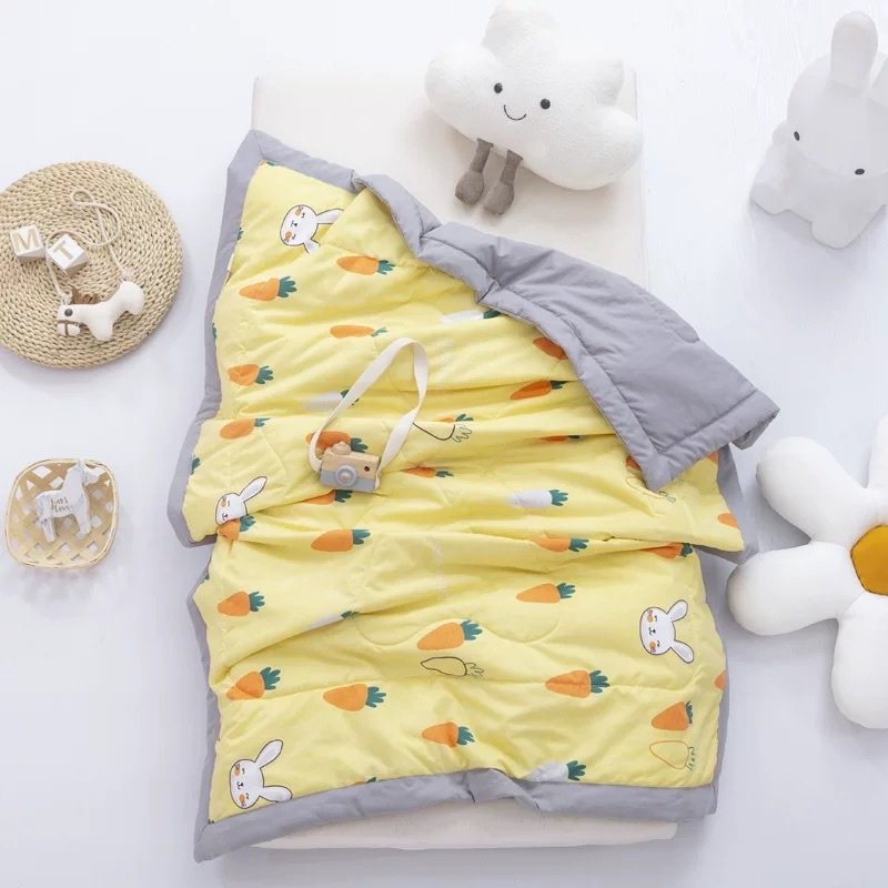 [120*150cm] Chăn cotton trần bông mỏng cho bé