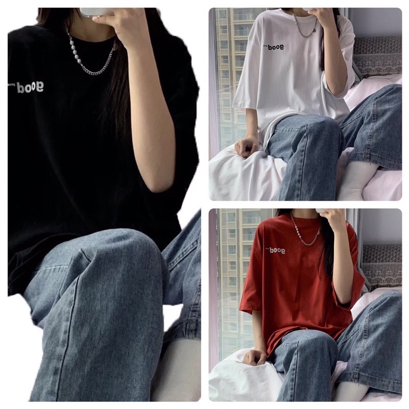 [Rẻ vô địch] Áo thun cotton tay lỡ dáng rộng unisex Good freesize từ 38-65kg