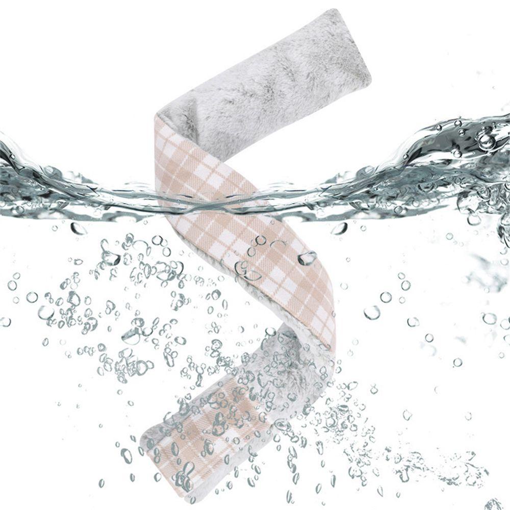 MIH Khăn Choàng Sưởi Ấm Bằng Điện Phối Lông Thỏ Nhân Tạo Điều Khiển Nhiệt Độ Thời Trang