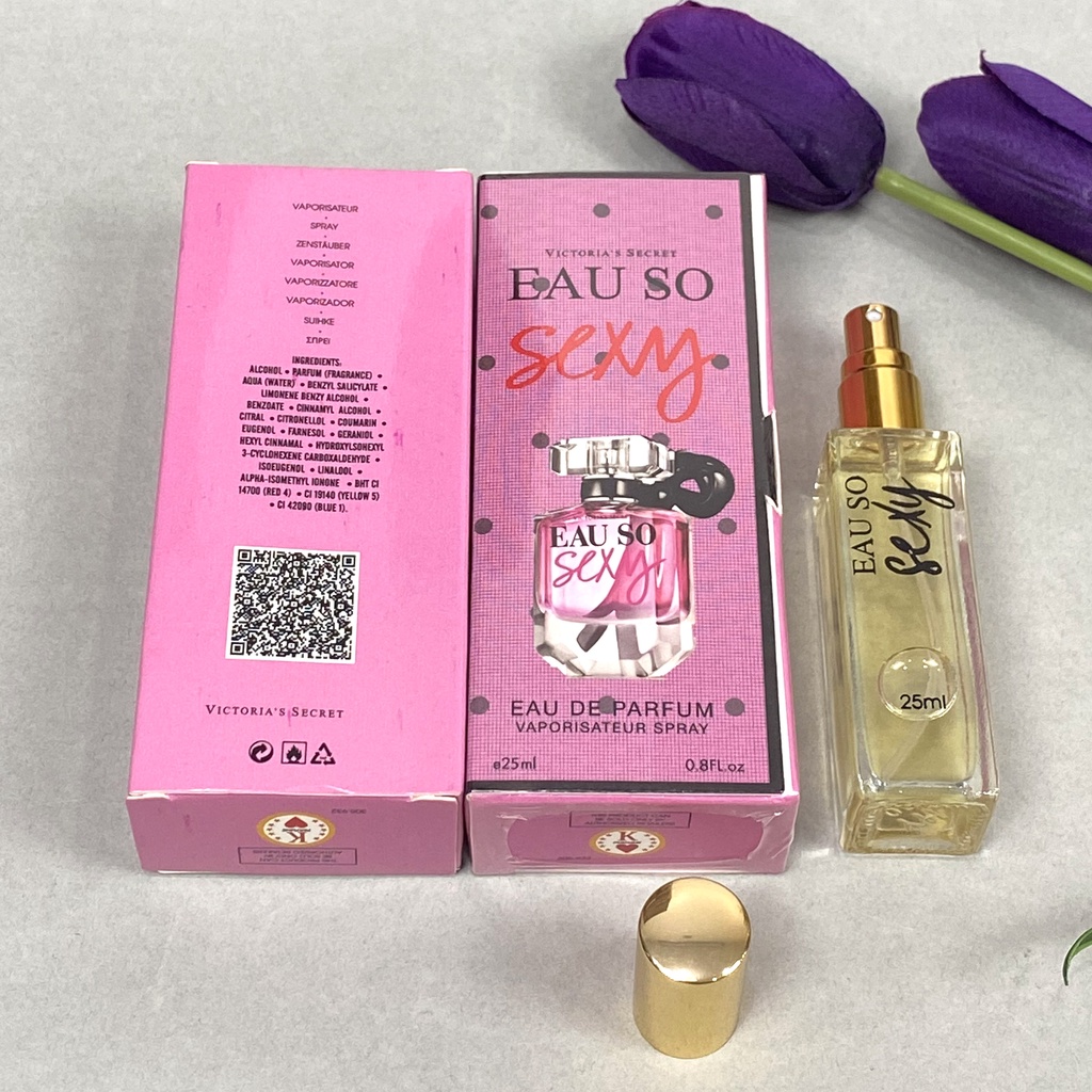 Nước hoa nội địa trung Victoria Secret Eau So Sexy 25ml thơm lâu hương dịu mát gợi cảm