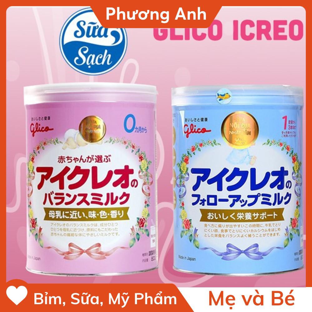 Sữa Glico Icreo Số 0/Số 1 - Sữa bột cho bé cao cấp