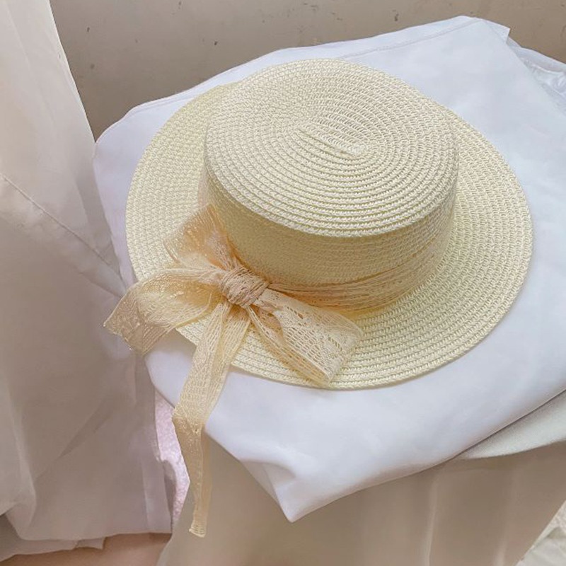 Nón Cối Phối Ren Phong Cách Hàn Quốc Xinh Xắn Dành Cho Các Bé