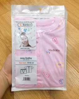 Bộ dài tay noubaby [ hàng loại 1]chất sợi tre