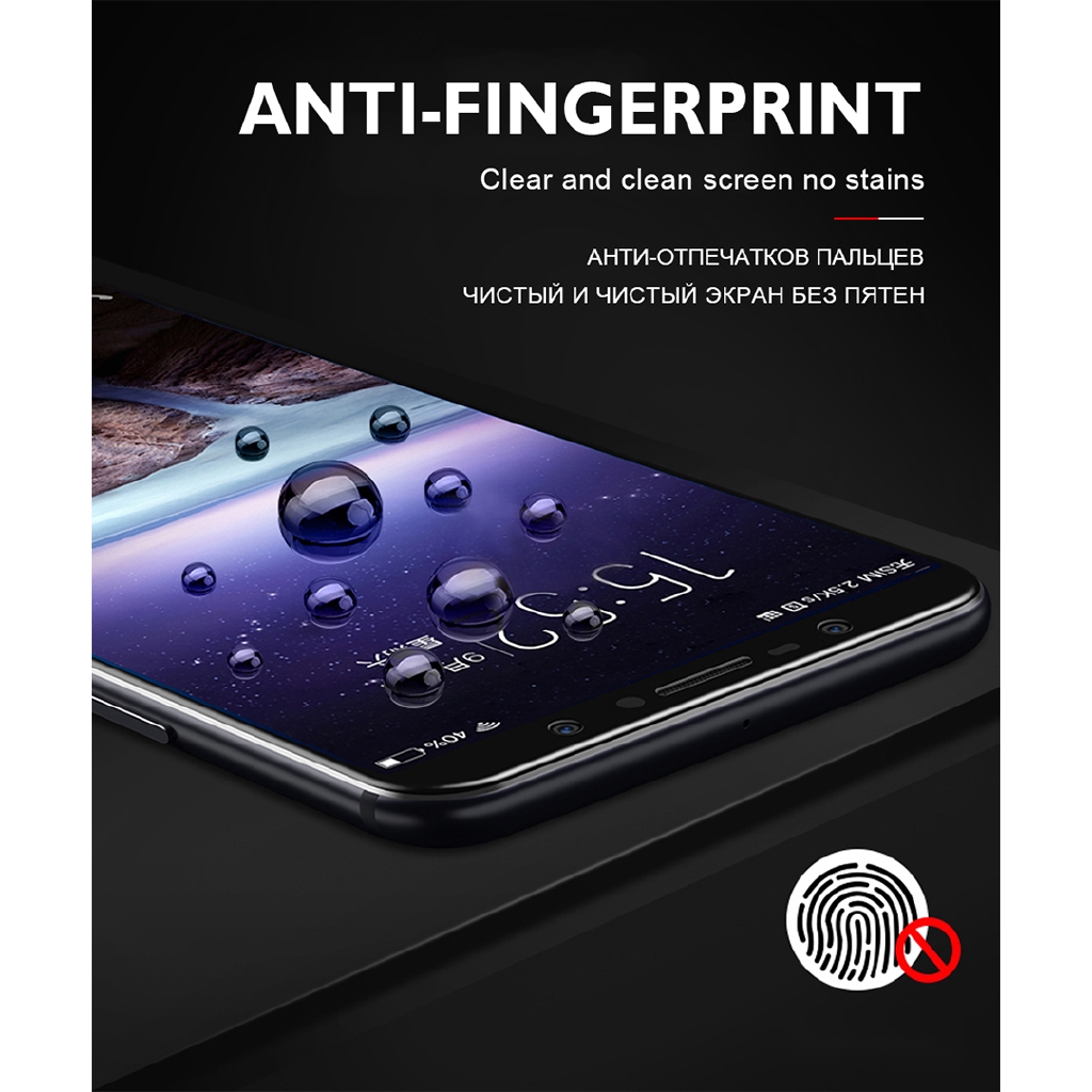 Phim dán cường lực 6D bảo vệ màn hình cho Samsung Galaxy A7 A9 J4 J6 J8 A6 A8 Plus 2018 J7 J2 Pro Prime