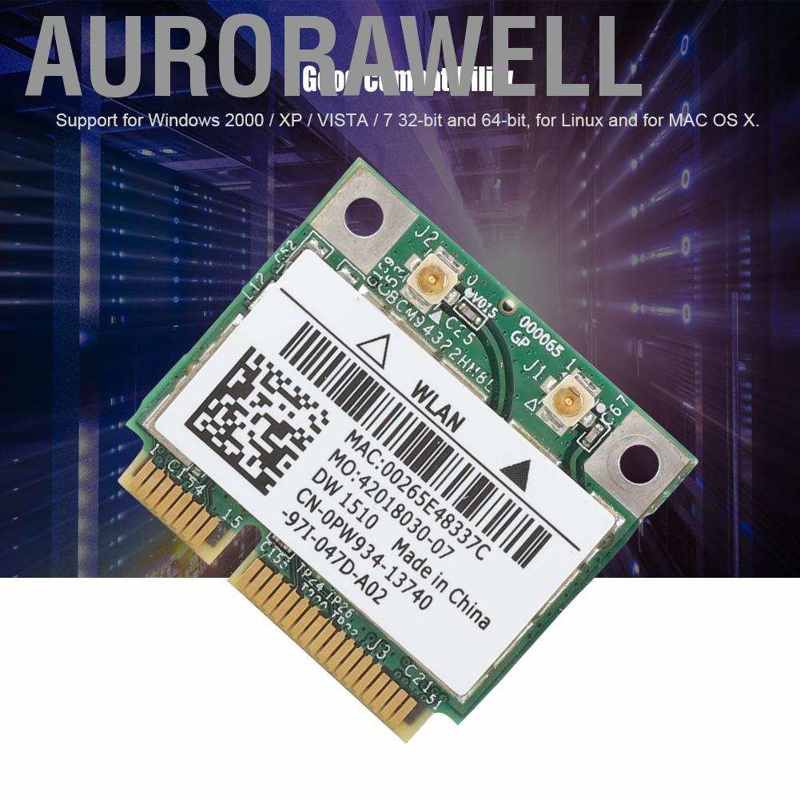 Card Wifi Không Dây Cho Dell Dw1510 Pci-E Wifi Bcm94322Hm8L 2.4g / 5g Gs | BigBuy360 - bigbuy360.vn