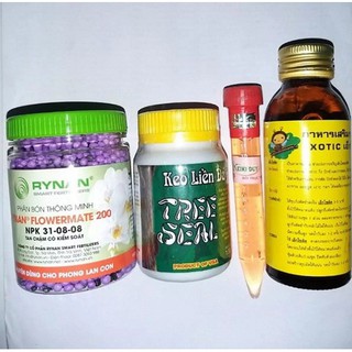 Combo kích kei Hoa Lan EXOTIC+KIE DUY ĐỎ+ RYNAN 31-8-8 +TREE SEAL