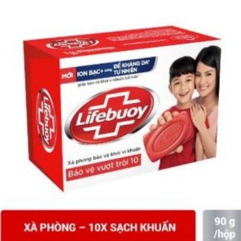 Xà bông cục Lifebuoy Matcha và Khổ qua mới 90g