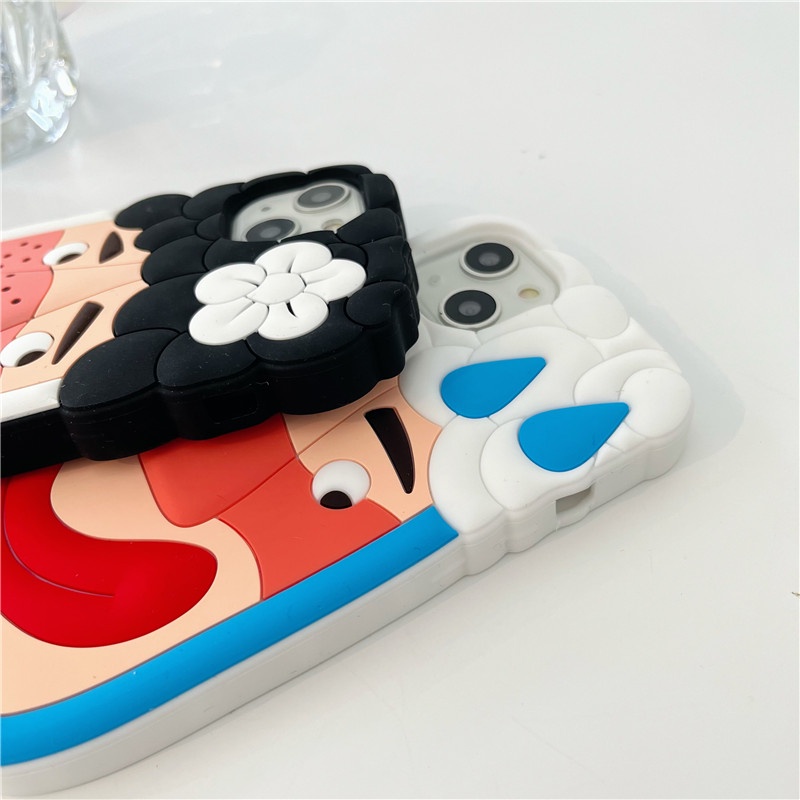 Ốp Điện Thoại tpu Họa Tiết Biểu Cảm Vui Nhộn Ba Chiều Cho iPhone 14 pro max case iPhone 14 case iPhone 13 pro max case iPhone 13 case iPhone 12 pro max case iPhone 12 case iPhone 11 pro max iPhone 11 case