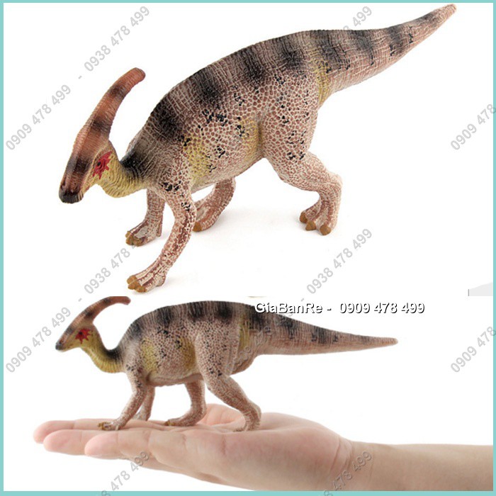 MÔ HÌNH KHỦNG LONG ĂN CỎ - MÀO KIẾM LỚN PARASAUROLOPHUS - SIZE NHỎ - 7713.3