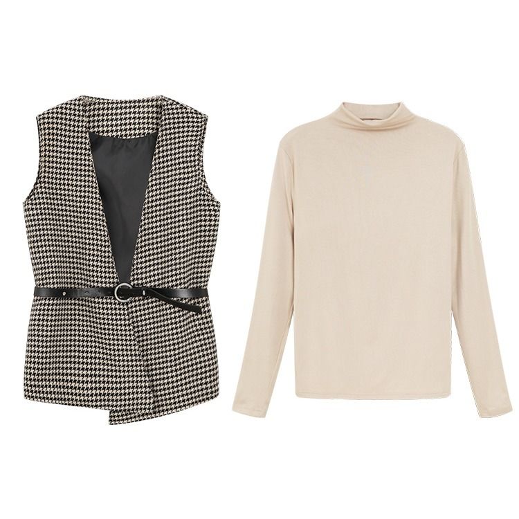 Áo Khoác Len Không Tay Dáng Rộng Cổ Chữ v Thời Trang Mùa Thu Anh Quốc Dành Cho Nữ | BigBuy360 - bigbuy360.vn