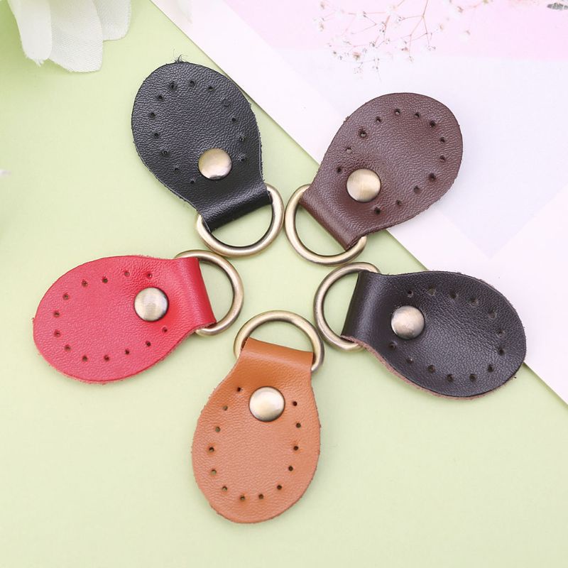 Khóa gài bằng da DIY thời trang cho túi xách