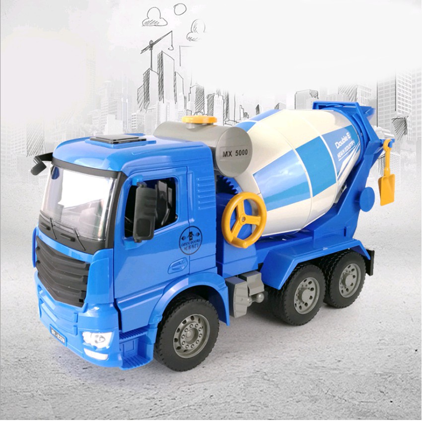 Mô hình xe trộn Bê tông tỉ lệ 1:20 Đồ chơi ô tô xe bê tông