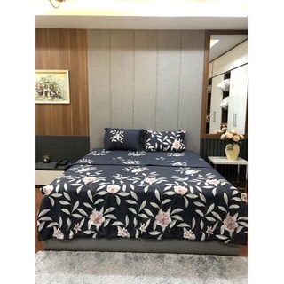 Bộ drap + vỏ chăn vikosan sensy cao cấp cotton cấp