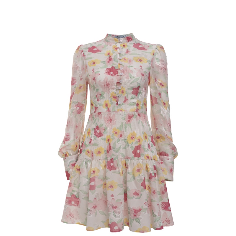 JM Dress Desgin - Đầm cổ tàu , đuôi cá bầu mí 1F13.2209OG