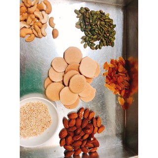 sét nguyên liệu làm bánh đồng tiền các loại hạt 1kg bánh
