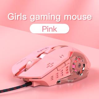 Chuột Chơi Game Không Tiếng Ồn 4 Mức Dpi Kiểu Dáng Xinh Xắn Cao Cấp