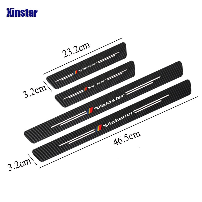 Set 4 Miếng Dán Cửa Xe Ô Tô Hyundai I10 Kna Getz Accent Elantra Sonata Tucson