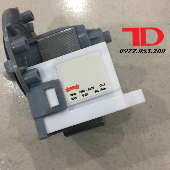 Bơm xả máy giặt cửa ngang loại bắt vít 5 lỗ