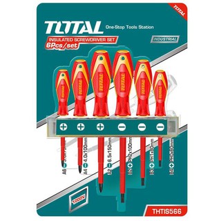 Bộ tuốc nơ vít 6 chi tiết total thtis566