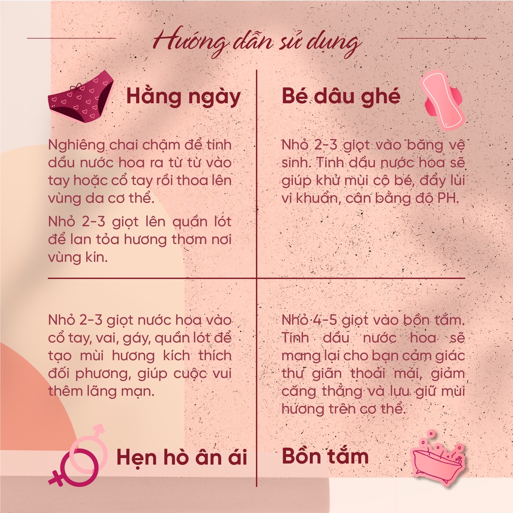 Nước Hoa Vùng Kín Nữ AMOUR Cao Cấp Hương Thơm Nhẹ Nhàng Quyến Rũ Sexy Chuẩn Độ Lưu Hương Cực Lâu CÓ CHE TÊN