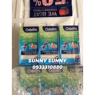 Canxi Ostelin Milk Calcium & Vitamin D3 Liquid 90ml.
