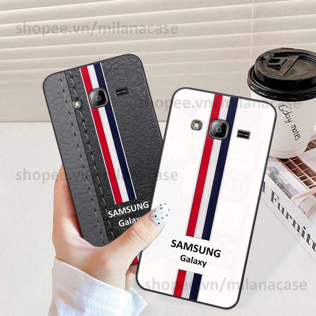 Ốp Samsung J310 / J3 2016 in giả da phong cách thể thao, cá tính, thời trang
