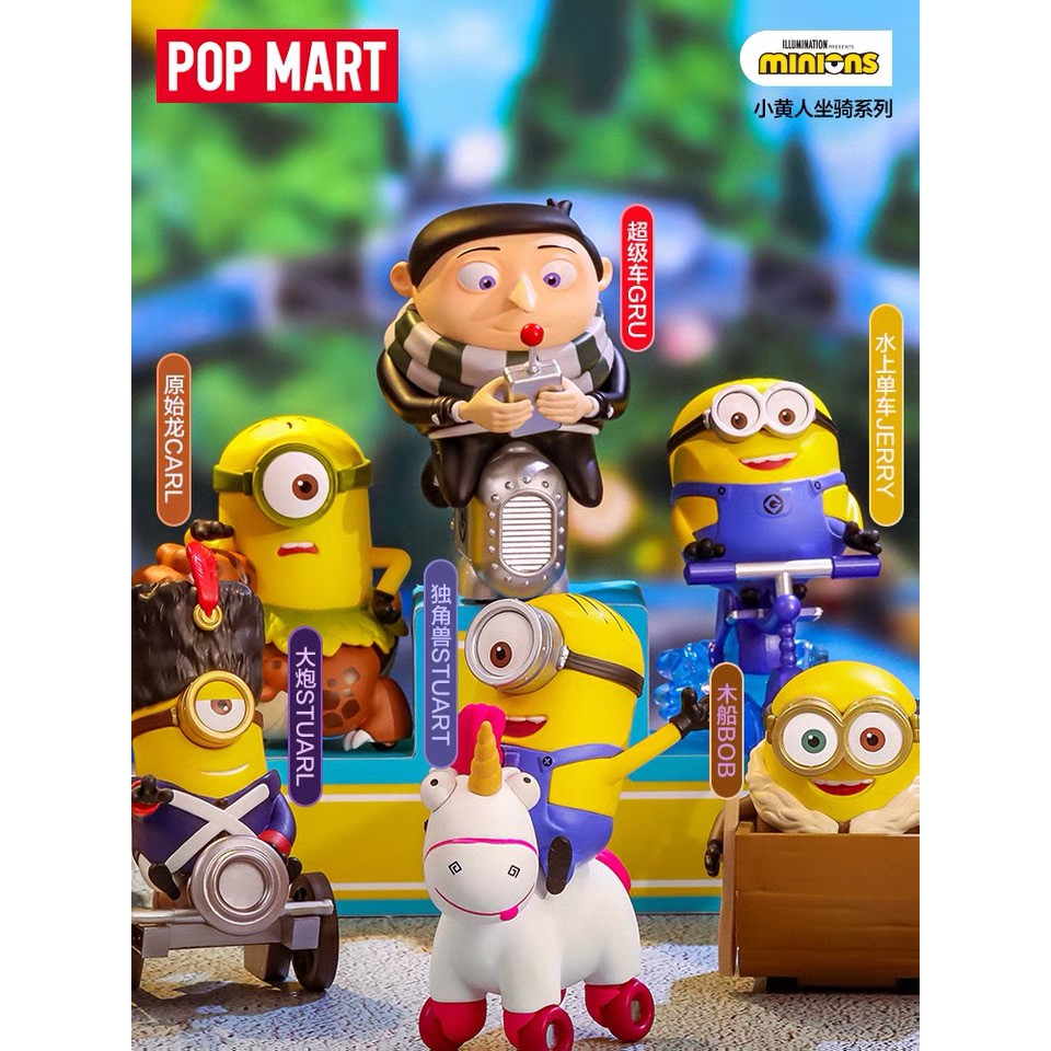 Búp Bê Minions Lái Xe Popmart Dễ Thương