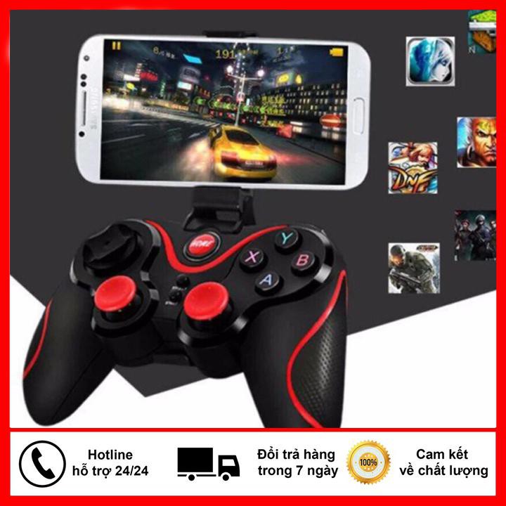 🌟BẢO HÀNH UY TÍN 🌟Tay Cầm Chơi Game X3/T3 Có Bluetooth Cho Smartphone, PC, Laptop, Android, IOS, Windows