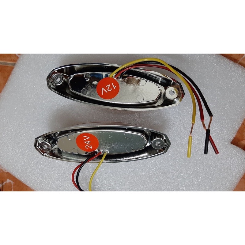 Đèn chớp nóc thùng xe tải chịu nước. Đèn hông chớp 2 chế độ SD4022 điện 12V-24V