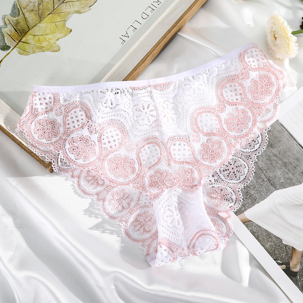 Quần Lót Phối Ren Levao Size Lớn Dành Cho Nữ