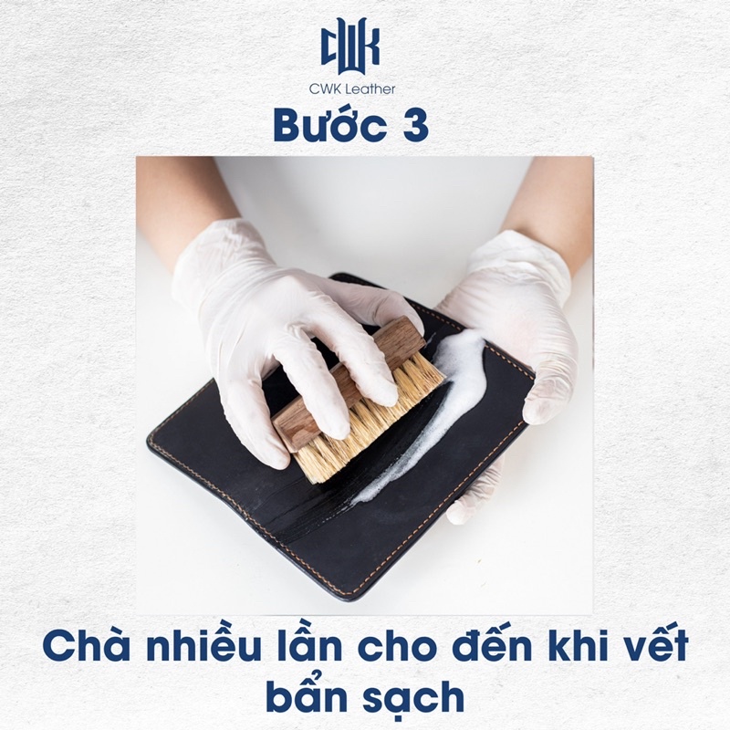 Bộ vệ sinh làm sạch, khử mùi, khử mốc đồ da, túi xách, giày, ví, áo da, ghế sofa