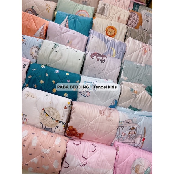 CHĂN MỀN HÈ TENCEL MÁT LẠNH CHO BÉ 1mx1,2m