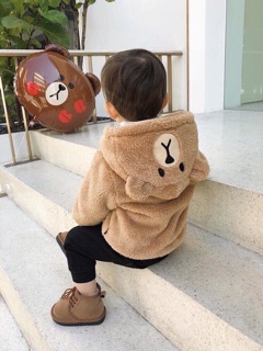 Áo lông mũ gấu