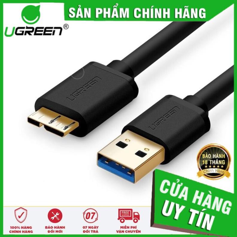 Dây Micro B 3.0 mạ vàng UGREEN  chính hãng ✔HÀNG CHÍNH HÃNG ✔