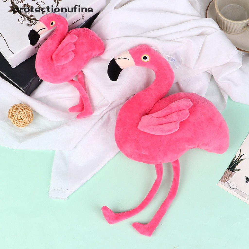 Thú Nhồi Bông Hình Chim Hồng Hạc Trái Tim Cao 15cm Chiều Cao 24cm PR3VN