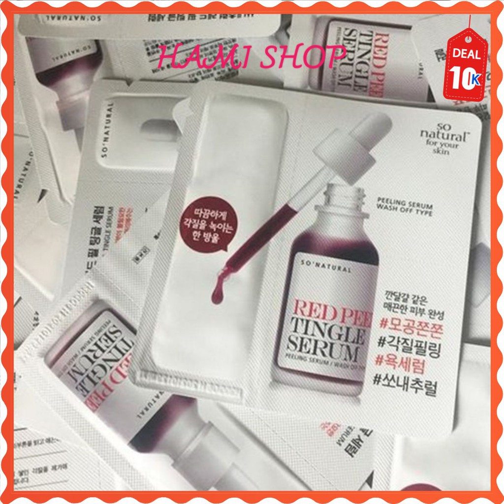 SALE SỐC SALE SỐC Sample [Gói] Red Peel Tingle Serum MIỄN SHIP MIỄN SHIP