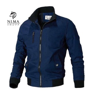 Áo khoác nam hàn quốc, áo khoác nam kaki cao cấp, lịch lãm NMD005