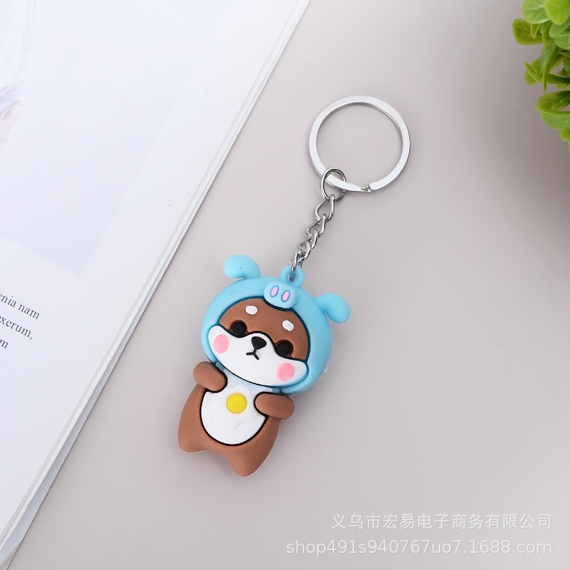 Móc Khoá Chú Chó Shiba Siêu Dễ Thương - Móc Treo Cỡ Lớn/ Đủ Mẫu