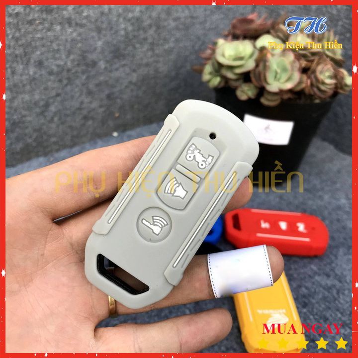 Bọc Khóa Smartkey Cao Su Xe  Loại 3 Nút Bấm Cho Xe Honda Như Honda Sh, Shmode, Pcx,....