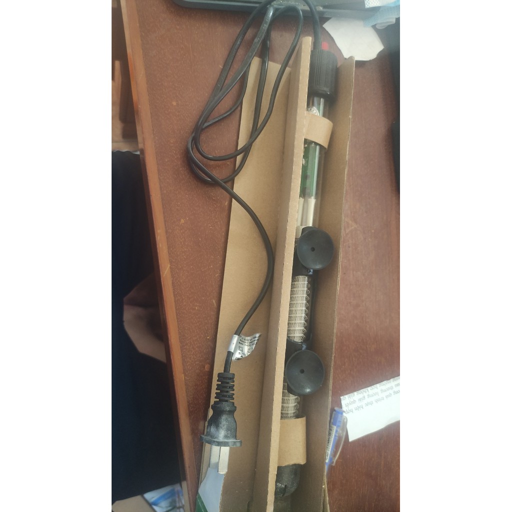 [ Hàng Chính Hãng]  Cây sưởi ấm hồ cá 300W JEBO bằng thủy tinh 20-32 độ C HS300