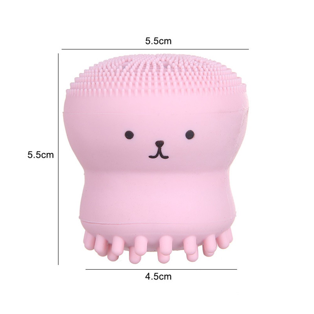 [Tổng Kho Sỉ] [CÓ VIDEO HDSD] Miếng Rửa Mặt Silicon Massage Nano BẠCH TUỘC Siêu Mềm